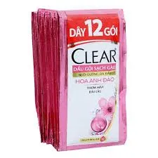 [HPCSH005] S-Dầu Gội dây CLEAR Hoa Anh Đào 6g x10/84