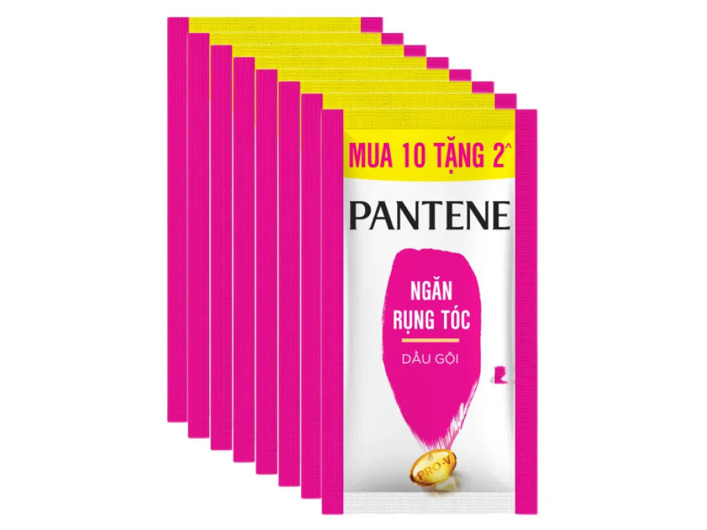 S-Dầu gội dây Pantene ngăn rụng tóc 10 gói 5.8mlx80