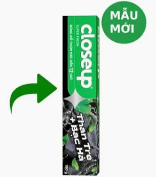 S-KDR CLOSEUP Trắng Răng Than Hoạt Tính & Bạc Hà 180g