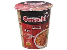 Mì Ly Omachi xốt bò hầm 69g