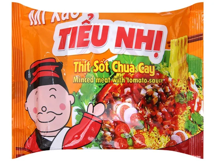[FODMI024] Mì Xào Tiểu Nhị thịt sốt chua cay 72g -Niti