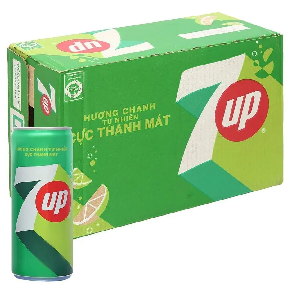 Nước Thùng 7up lon