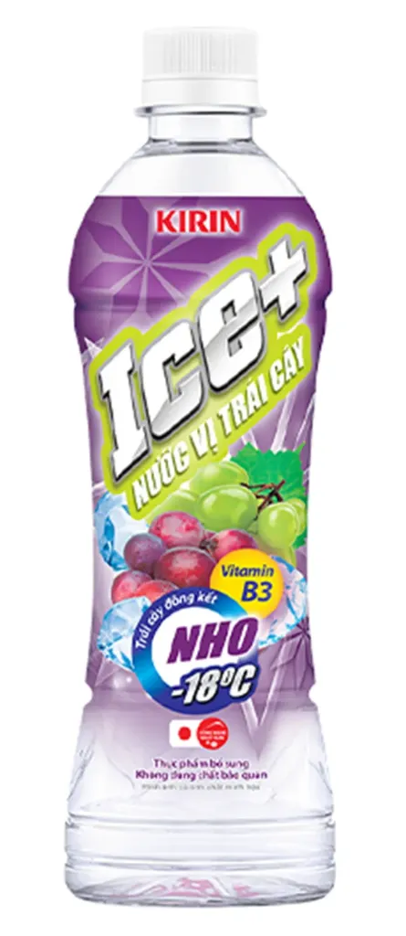 S-Nước chai ICE 490ml nước trái cây vị nho