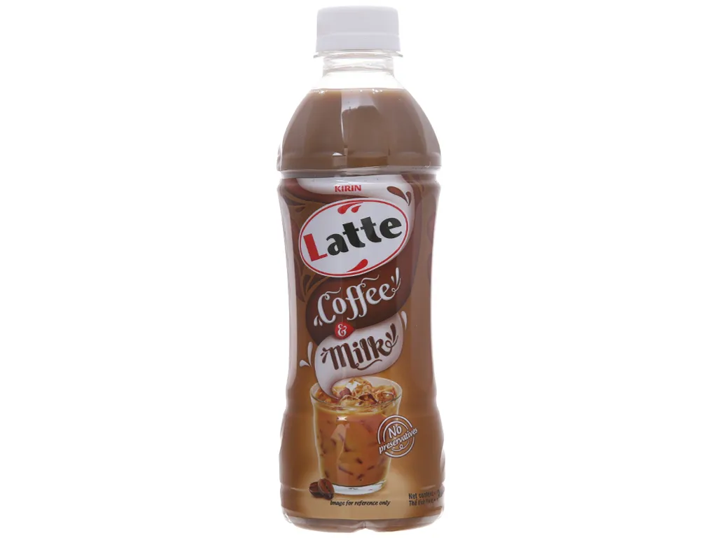 S-Cà phê chai LATTE 440ml caramel