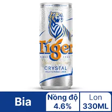 Bia lon Tiger Bạc 330ml
