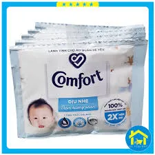 Nước xả dây COMFORT Mềm Vải Dịu Nhẹ Thơm Hương Phấn(10*20ml)