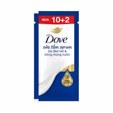 Sữa Tắm Serum DOVE Da Đàn Hồi & Trông Mọng Nước 12*6g