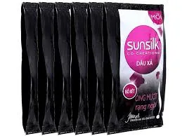 [HPCSH014] Dầu Xả SUNSILK Óng Mượt Rạng Ngời (Đen)(10*6g)